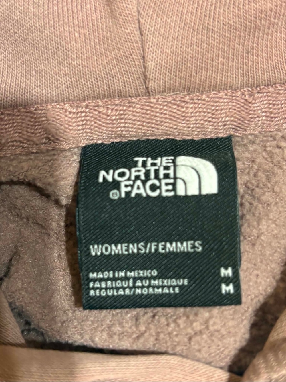 The North Face Women's Dusty Rose Pullover Hoodie with Silver Logo - Picture 4 of 4